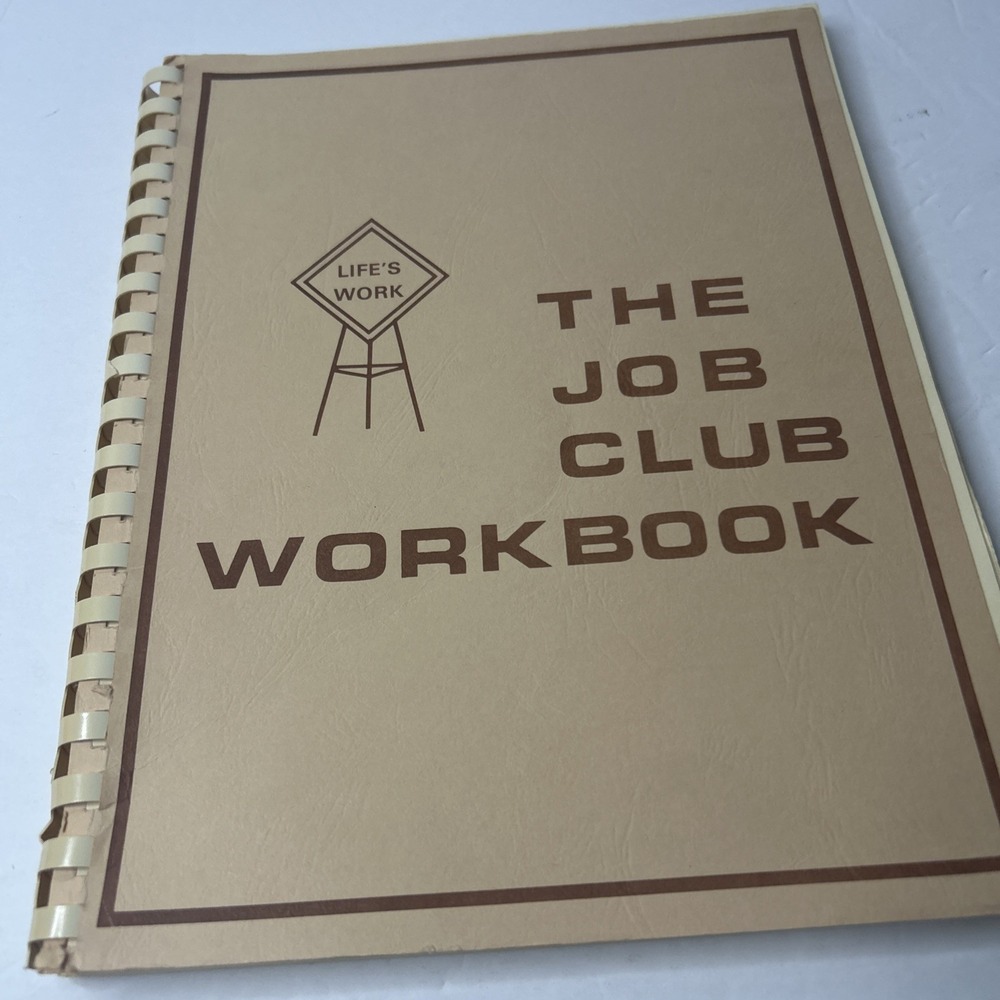 RARE THE JOB CLUB Workbook 1982